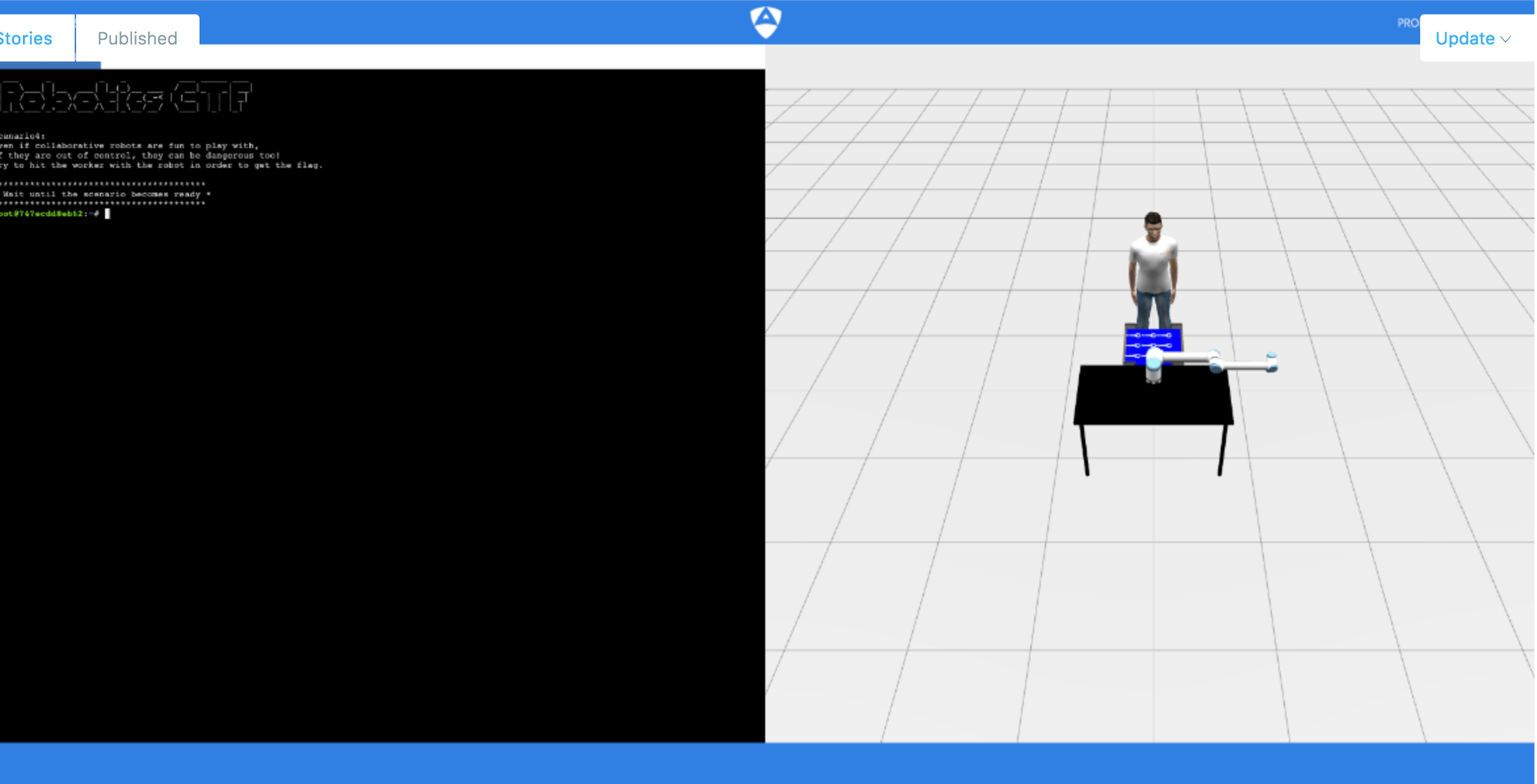 We ask the hacker-community to "attack robots" to test their security