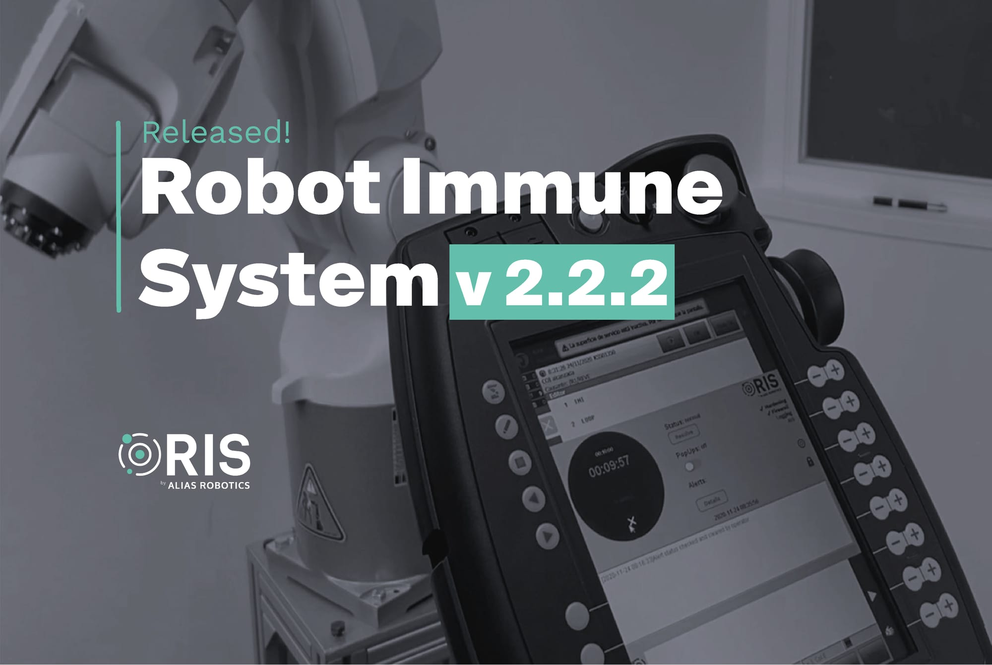 Alias Robotics Releases Robot Immune System (RIS) version  2.2.2